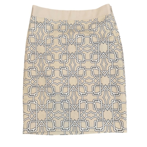 The Limited Women's Celtic Style Pencil Skirt Size 4 Geometric Print Career NWT - Picture 1 of 11